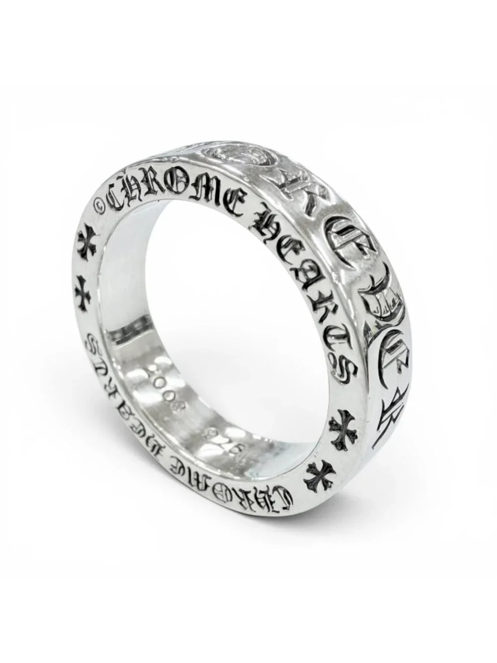 Chrome Hearts Spacer Forever Ring 925 Silver